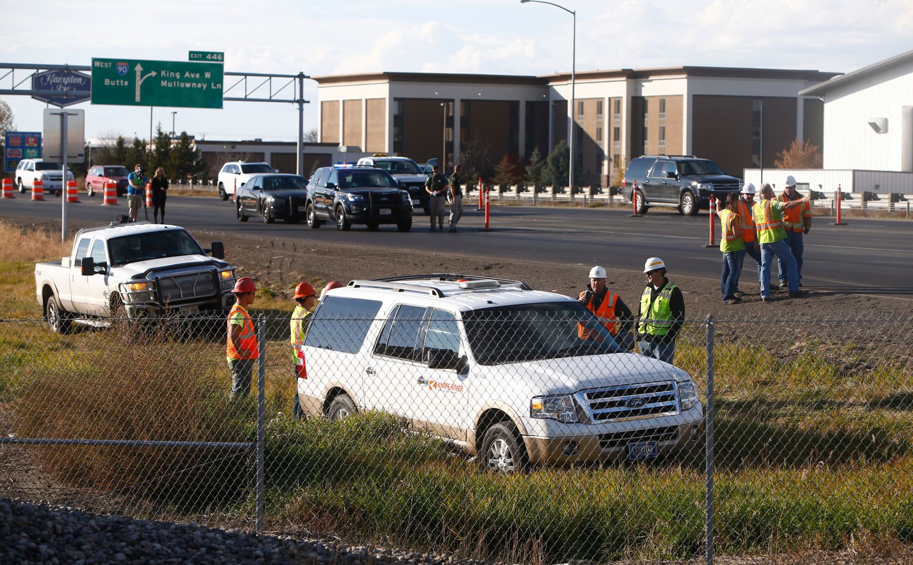 Truck hits, kills highway worker on I-90 South Billings exit